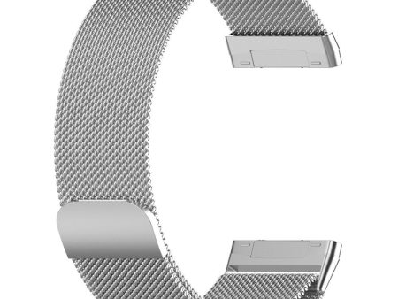 Fitbit Sense 2   Versa 4 milanese stainless steel watch strap - Silver Size: S Supply