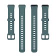 Huawei Band 7 silicone watch strap - Dark Green on Sale