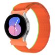 KALEBOL KLB-YJNLHH-001 Samsung Galaxy Watch4   Watch 5   Watch6 Nylon Band Loop Wristband - Orange+Green Discount