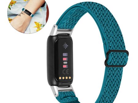 Fitbit Luxe nylon elastic watch strap - Azurite Online