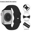 KALEBOL Apple Watch 49mm   45mm   44mm   42mm Silicone Watch Band, Size: L - White For Discount