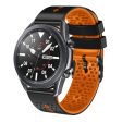 22mm Universal dual color watch strap - Black   Orange Sale