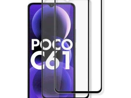 2 pcs AMORUS extra strong glass Xiaomi Poco C61   Xiaomi Redmi A3 screen protector Online Sale