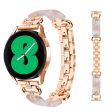 Samsung Galaxy Watch4 Active Classic   Watch 5 Pro Active Resin Smart Watch Strap - Rose Gold+Pink Online Sale