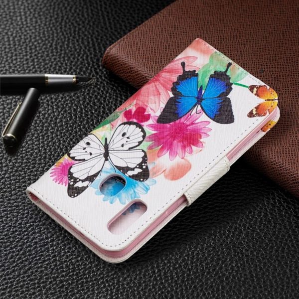 Wonderland Samsung Galaxy A20e flip case - Vivid Butterflies For Cheap