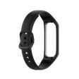 Samsung Galaxy Fit 2 simple silicone watch band - Black For Cheap