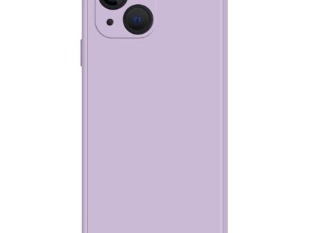 Beveled anti-drop rubberized cover for iPhone 13 - Purple Hot on Sale