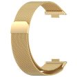 KALEBOL Huawei Watch Fit 3 Milanese Stainless Steel Watch Band Magnetic Wrist Strap - Gold Supply