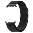 KALEBOL Samsung Galaxy Watch Ultra 47mm Watch Band Magnetic Buckle Metal Milanese Wrist Strap - Black For Cheap