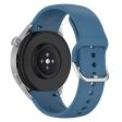 22mm Universal silicone watch strap with metal buckle - Dark Blue For Discount