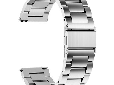 20mm Universal stainless steel watch strap - Silver Online now