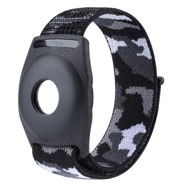 AirTags nylon loop strap for kids - Black Camouflage For Cheap