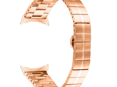 Google Pixel Watch   Watch 2 Stainless Steel Watch Strap Replacement Wrist Band - Rose Gold Online Sale