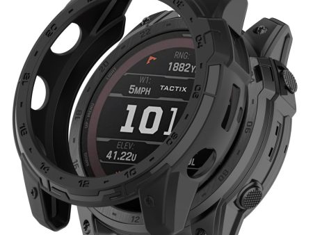 Garmin Enduro 2   Tactix 7 dial plate style watch cover - Black For Cheap