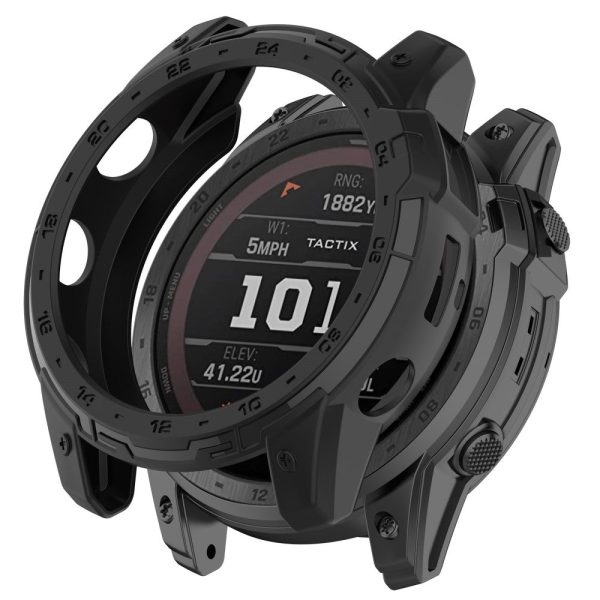 Garmin Enduro 2   Tactix 7 dial plate style watch cover - Black For Cheap