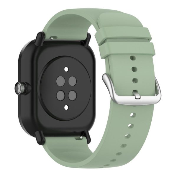 20mm Amazfit GTS 3 silicone watch strap - Light Green Online Sale