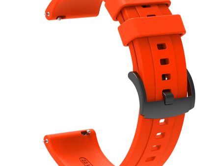 Huawei Watch GT 4 46mm Smart Watch Band 22mm Silicone Strap Replacement - Orange on Sale