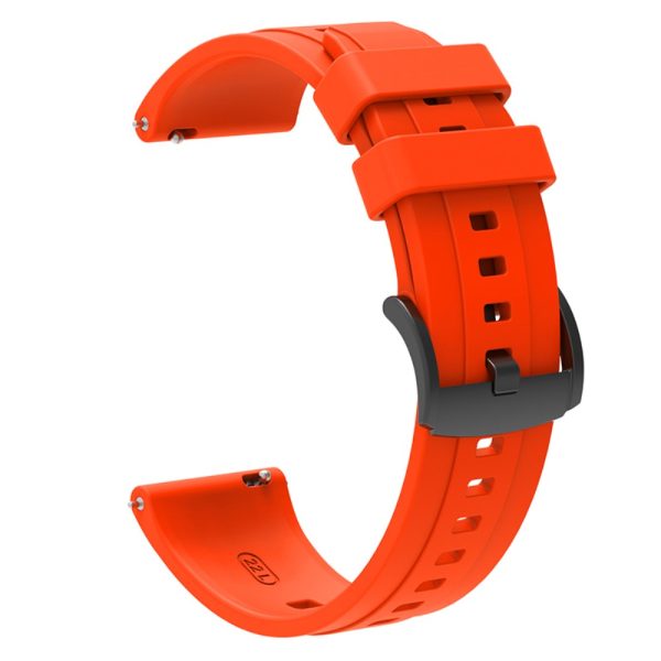 Huawei Watch GT 4 46mm Smart Watch Band 22mm Silicone Strap Replacement - Orange on Sale