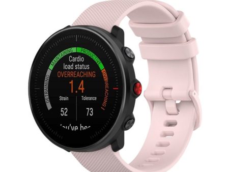 Polar Vantage M   Garmin Vivoactive 4   Huawei Watch GT silicone watch band - Pink Supply