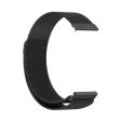 22mm Universal stainless steel watch strap - Black on Sale