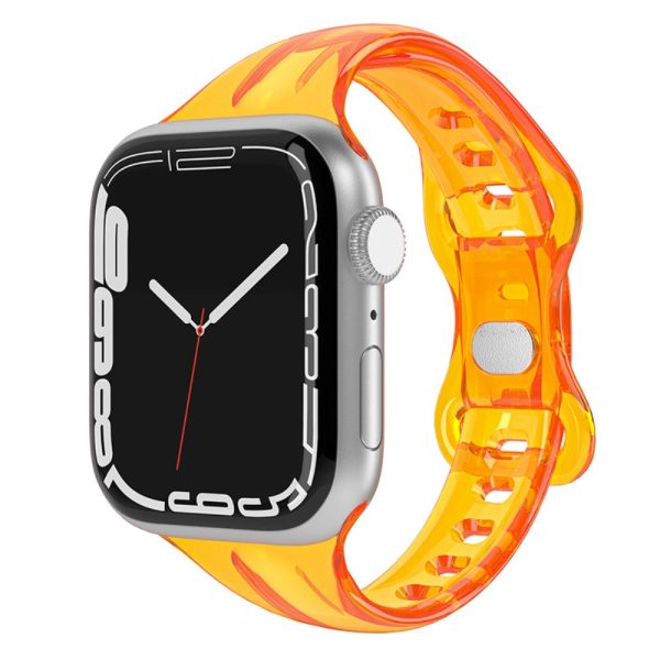 Apple Watch Series 41mm   40mm   38mm Flexible Watch Band - Fluorescence Orange Supply