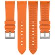 Garmin Venu 3   Venu 2   Vivoactive 4 22mm Watch band Comfortable Fluororubber Wrist Strap - Orange For Cheap