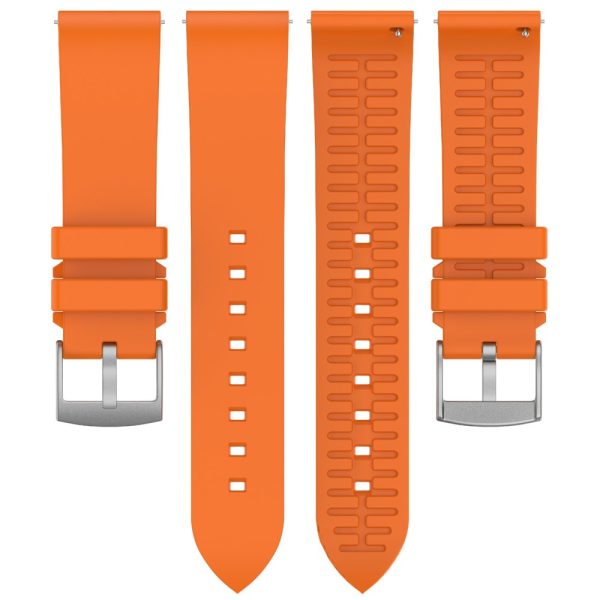 Garmin Venu 3   Venu 2   Vivoactive 4 22mm Watch band Comfortable Fluororubber Wrist Strap - Orange For Cheap