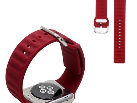 Apple Watch Series 6   5 40mm silicone watch band - Red Hot on Sale