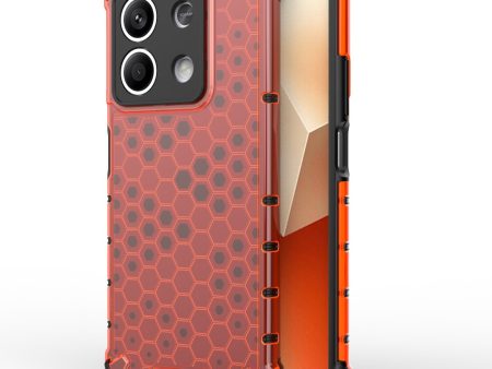 Bofink Honeycomb Xiaomi Redmi Note 13 cover - Red For Sale