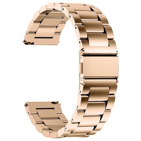 22mm Universal stainless steel watch strap - Rose Gold Supply