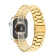 Apple Watch 40mm three bead stainless steel watch strap - Gold For Discount