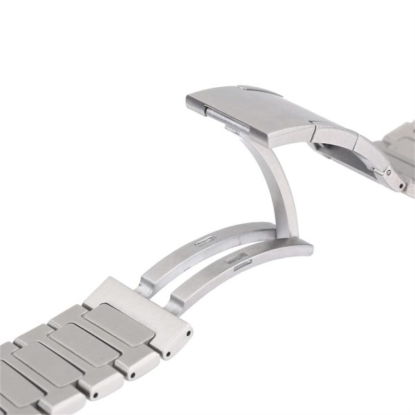 Apple Watch Series 49mm - 45mm - 44mm - 42mm Universal Watch Band Stainless Steel - Silver on Sale