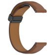 22mm Universal genuine leather strap - Brown Online now