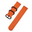 18mm Universal nylon watch strap - Orange Discount