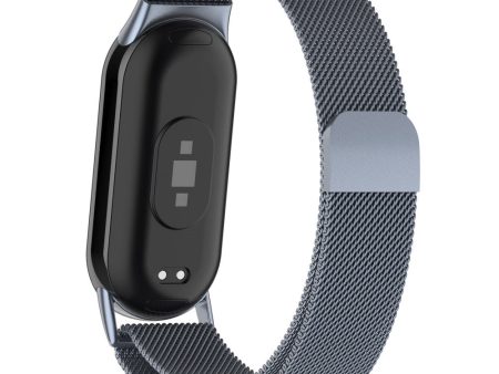 Xiaomi Smart Band 9 NFC   9   8 NFC   8 Metal Watch Strap Mesh Style Wrist Band - Grey Sale