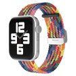 Apple Watch (41mm) cool nylon watch strap - Colorful Pink Online now