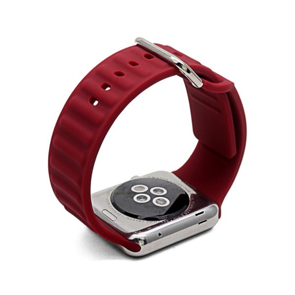 Apple Watch Series 6   5 40mm silicone watch band - Red Hot on Sale