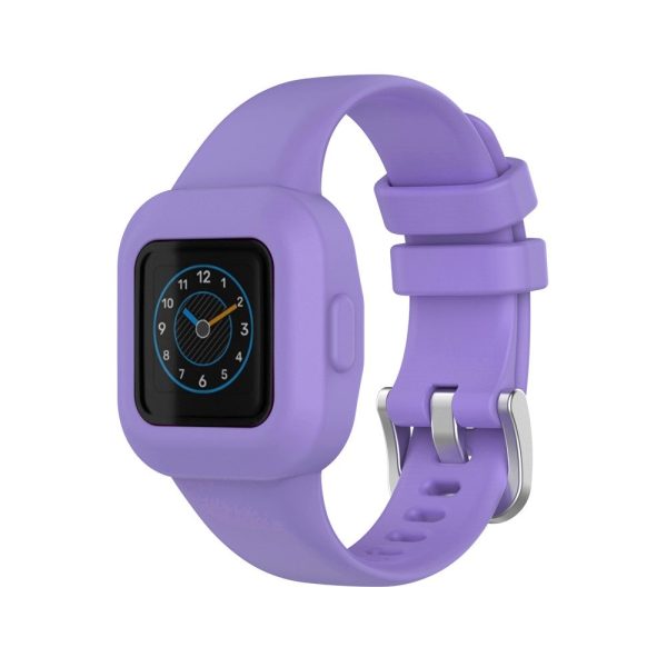 Garmin Vivofit Jr 3 silicone watch strap - Purple Supply