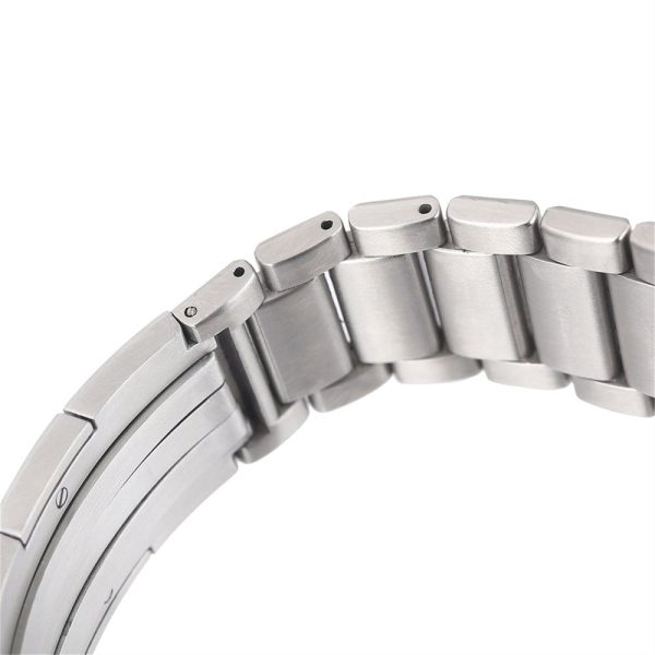 Apple Watch Series 49mm - 45mm - 44mm - 42mm Universal Watch Band Stainless Steel - Silver on Sale