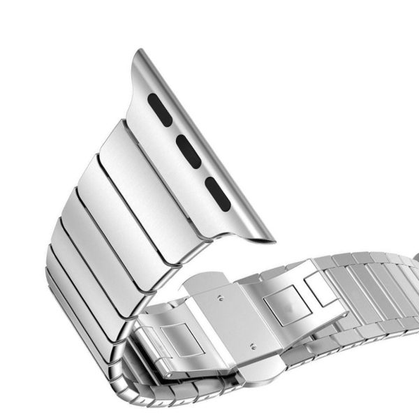 Apple Watch 42mm luxury stainless steel watchband - Silver Supply