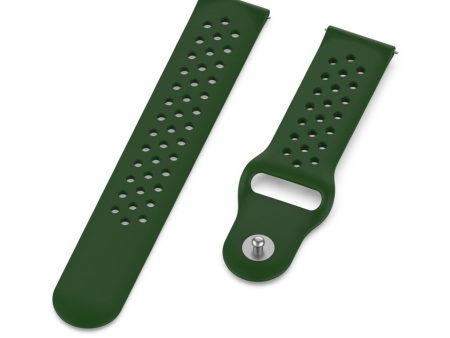 Samsung Galaxy Watch (42mm) silicone watch band - Green Discount