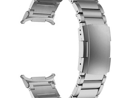 Samsung Galaxy Watch Ultra 47mm Replacement Band 3-Bead Titanium Alloy Watch Strap - Silver Online