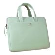 C81-13-13.3   Laptop Case Portable Notebook Bag with Plush Lining Businees Storage Bag - Green Online Hot Sale