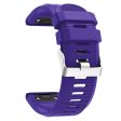 KALEBO LKLB-HWGJ-001 For Garmin Fenix 6X   Fenix 7X   Instinct 2X Smart Watch Band QuickFit 26mm Silicone Strap - Purple Online Sale