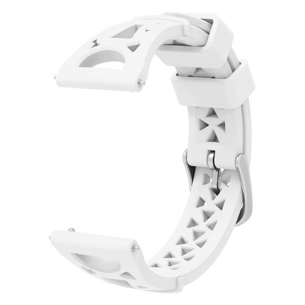 20mm Universal tower design silicone watch strap - White Online Hot Sale