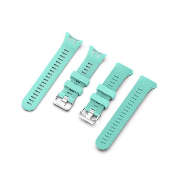 Garmin Swim 2   Forerunner 45   45S durable silicone watch band - Cyan For Sale