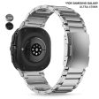 Samsung Galaxy Watch Ultra 47mm Replacement Band 3-Bead Titanium Alloy Watch Strap - Silver Online