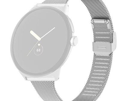 Google Pixel Watch milanese stainless steel watch strap - Silver For Cheap