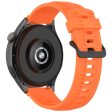 KALEBOL 22mm Silicone Strap for Huawei Watch 4   4 Pro   GT 4 46mm Tire Texture Watch Band - Orange For Cheap