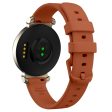 KALEBOL Garmin Lily 2 Silicone Watch Strap Wrist Band Replacement - Oak Brown Supply